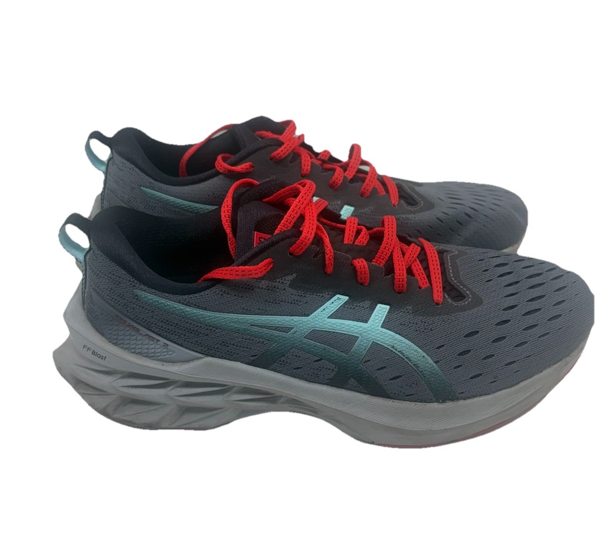 Asics Novablast Metropolis Clear Blue Athletic Gym Road Running
