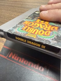 Double Dragon 3 III The Sacred Stones Nintendo NES Cart With Sleeve