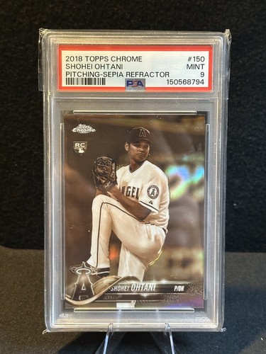 Shohei Ohtani [Sepia Refractor] #150 2018 Topps Chrome card