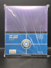 CSP 8 x 10 Hard Plastic Rigid Topload Photo Holders 8x10 TOPLOADERS 5 10 25