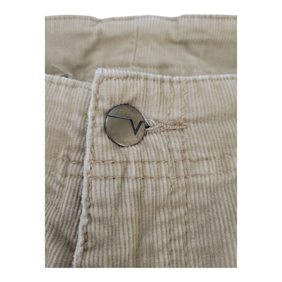 Pantalones Venezia Mujer Beige Pana Cremallera Bolsillo Algodón Mezcla Spandex Talla 20 Foto 4 de 4