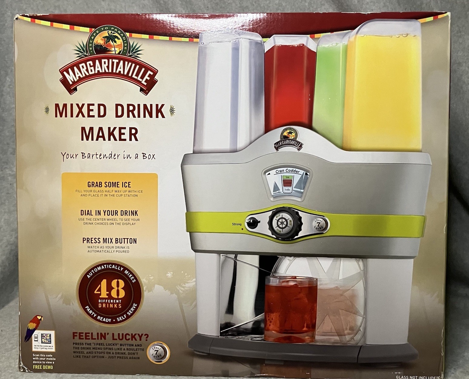 NEW Margaritaville Mixed Drink Maker Home Bartender MD3000