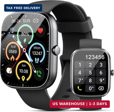 Smart Watch for Men Women (Answer/Make Call), 2025 New 1.91'' HD SmartWatch, Fitn