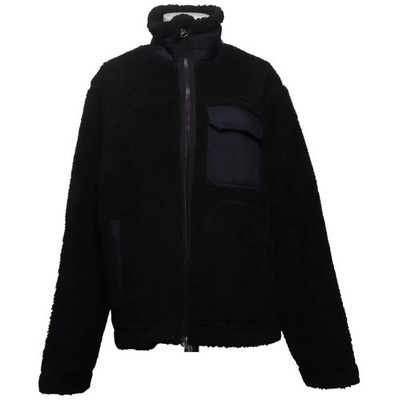 Arket, Fleecejacke, Damen, Größe: M, Schwarz, Polyester/Wolle/Polyamid #imo