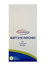 5 x Surgipack Soft Eye Patch - BLACK