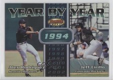 2000 Bowman's Best Year By Year Alex Rodriguez Jeff Cirillo #YY3 2k3