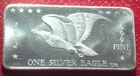 1972 Foster Co. Flying Eagle Bar-Inverted Reverse 1 Troy oz.999 Silver