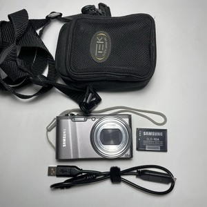 Samsung WB720 14MP Compact Digital Camera Tested + Charger, Battery, Case