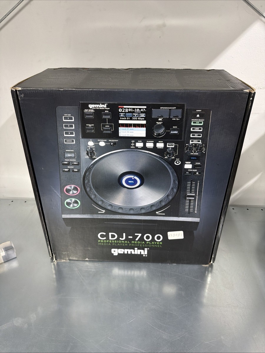 GEMINI CDJ-700 MEDIA PLAYER - TESTED - OPEN BOX - READ! | eBay
