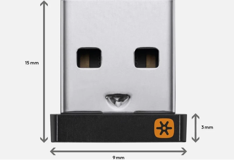 Logitech USB Unifying Receiver 2.4 GHz Plug and Play for Logitech mouse keyboard - Image 2 of 4
