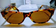 1980s PERSOL Sunglasses 855 56-17 142 56 Tortoise yellow Brown Amber Lens