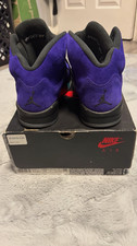 Jordan Air Jordan 5 Retro Alternate Grape Suede, 136027-500,Size 10 Mens