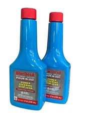 BlueDevil Pour-N-Go Power Steering Stop Leak(8 Oz)x 2 (JB)