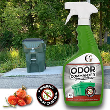 Odor Commander, Odor Control Spray Bottle, 22 Ounce, Lemongrass Scent -Proudly M