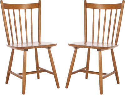 Andreas Solid Wood Farmhouse Dining Chair Set of 2 - Stylish & Durable