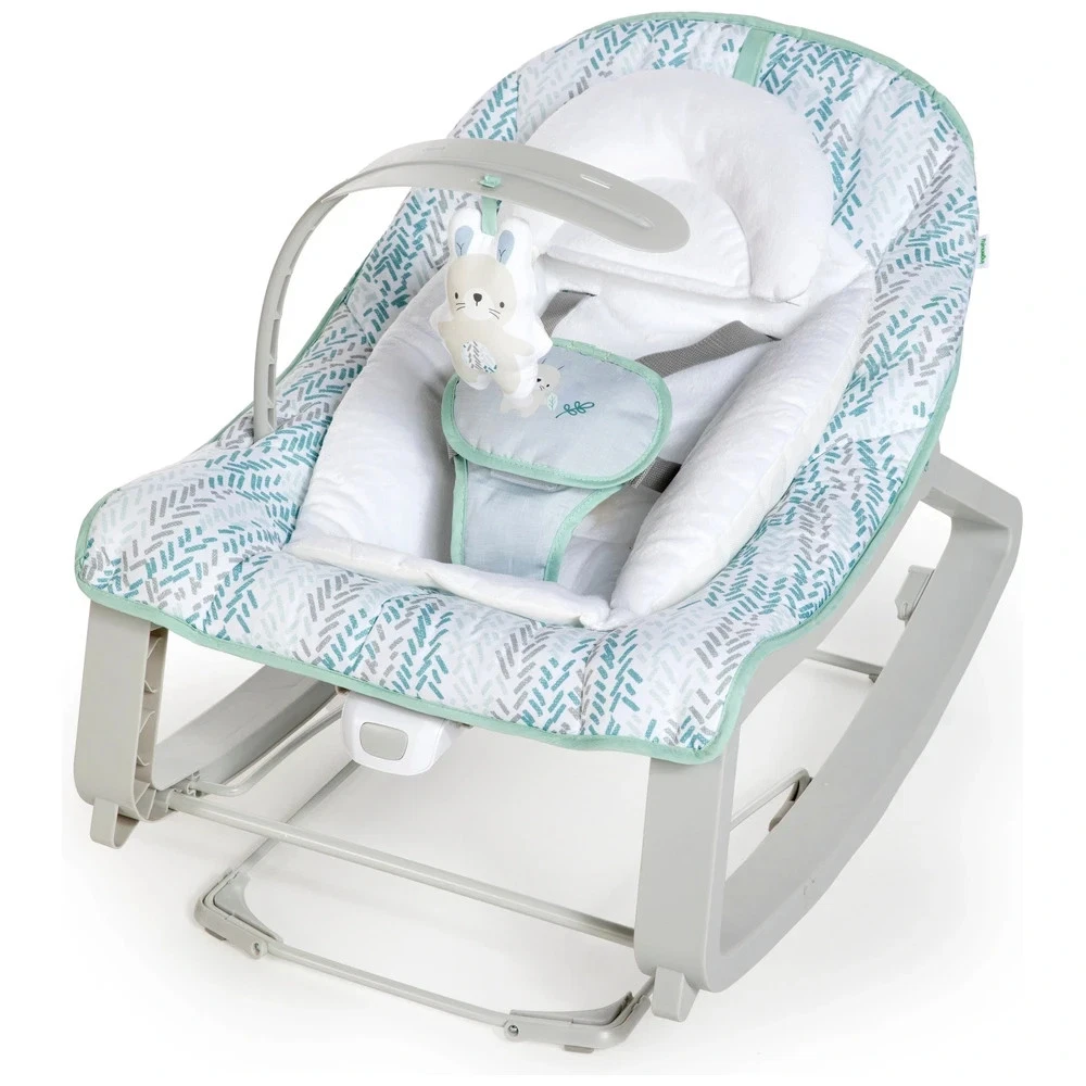 Ingenuity Keep Cosy 3-in-1 Grow with Me Baby Bouncer Spruce [From Birth to 2.5Y]