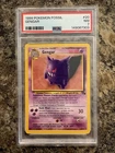 1999 Pokemon Fossil Gengar Non-Holo Card 20/62 PSA 7