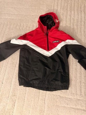 Vintage Members Only Hoodie Jacket Quarter Zip windbreaker anorakMen Large