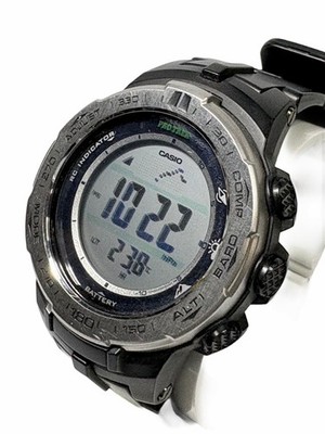 CASIO PROTREK PRW-3100-1JF Radio Solar Watch with Manual Japan