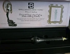 Brilliance New York Curl Setter DIGITAL 3/4 Curling Wand Couture Diamond Black