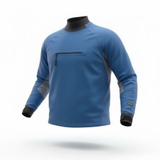 NRS Women  s Endurance Splash Paddling Jacket Kayak Blue / Grey Sz Large