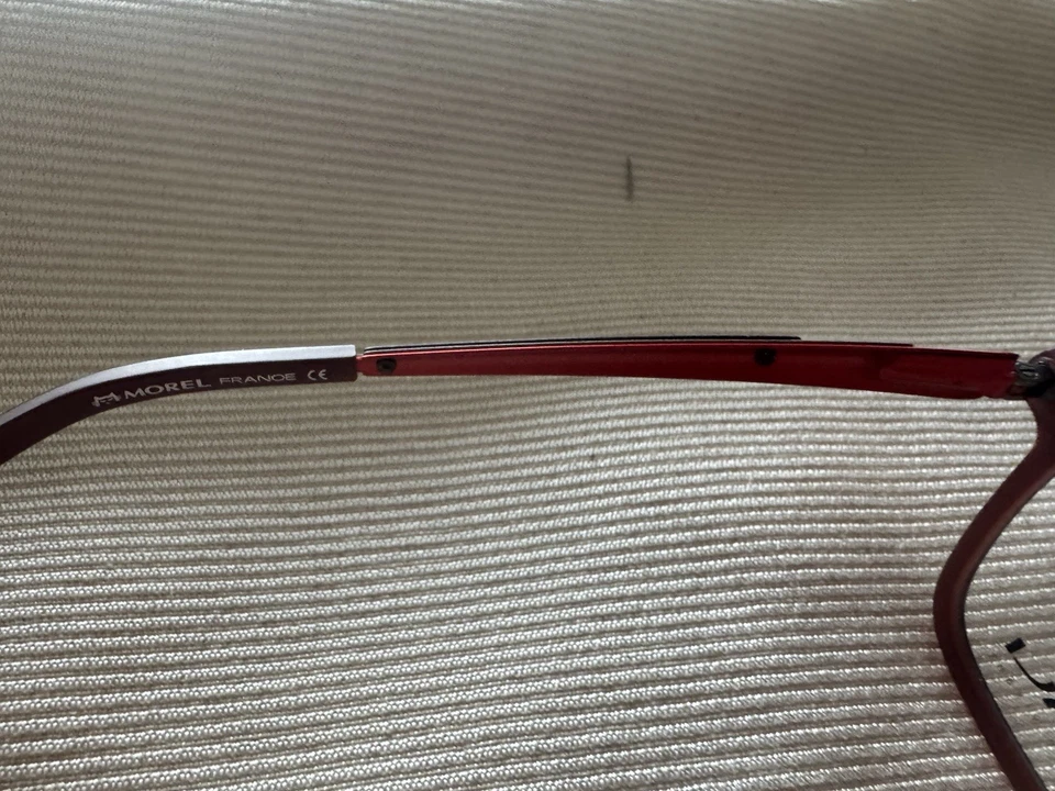 NUEVO EN CAJA GAFAS KOALI 7967K 53013 MO031 135 Francia Marrón Rojo Foto 4 de 4