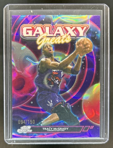 2025-26 Topps Cosmic Chrome Tracy McGrady Galaxy Greats Purple Refractor #/150