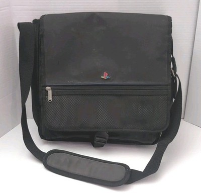 Vintage Official Sony PlayStation PS2 Messenger Travel Bag Carry