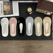 10 Pairs Women Mesh Invisible No Show Socks Anti-Slip Breathable Cotton Thin Lot