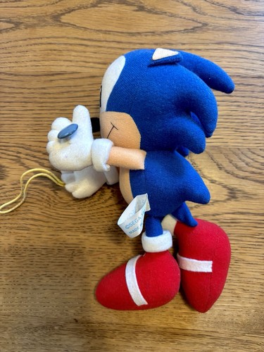 Sonic the Hedgehog Plush doll 1991 SEGASONIC From Japan Very Rare - Picture 6 of 10