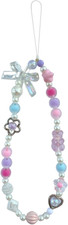 Bear Beaded Phone Charm Aesthetic Y2K Cell Phone Charms Strap Accessories for Ke