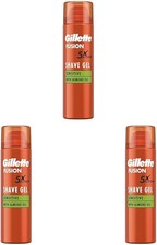 Gillette Fusion5 Ultra Sensitive Shaving Gel for Men, 200 ml Pack of 3 16.58 per litre
