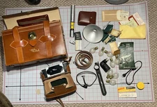 Stereo Realist Camera and Accessories Perrin Leather Cases Inserts Key