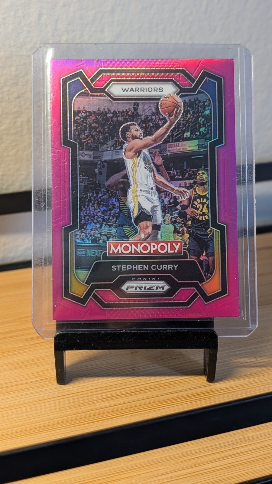 2023-24 Panini Prizm Monopoly - Stephen Curry #28 Pink Prizm /149