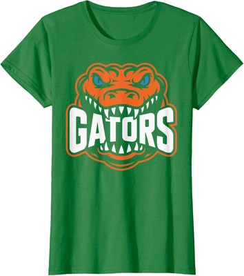 Fierce Gators Alligator Lovers Florida Fans Ladies' Crewneck T-Shirt