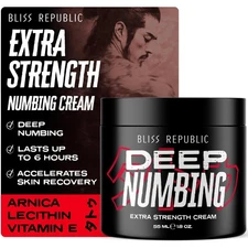 Numbing Cream Extra Strength Hydrating Formula with Vitamin E Lecithin and Ar...