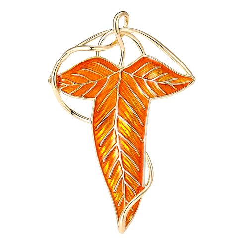 Charming Leaf Brooches for Women Unisex 5-Color Enamel Beautiful Plants Flowers - Picture 5 of 17