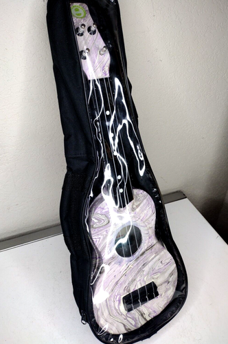 Ukulele in fibra di vetro tartule impermeabile 21" soprano viola pioggia made in Filippine! - Foto 14 di 14