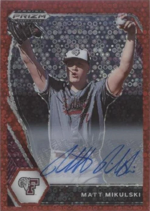 Red Donut Circle Prizm Autographs