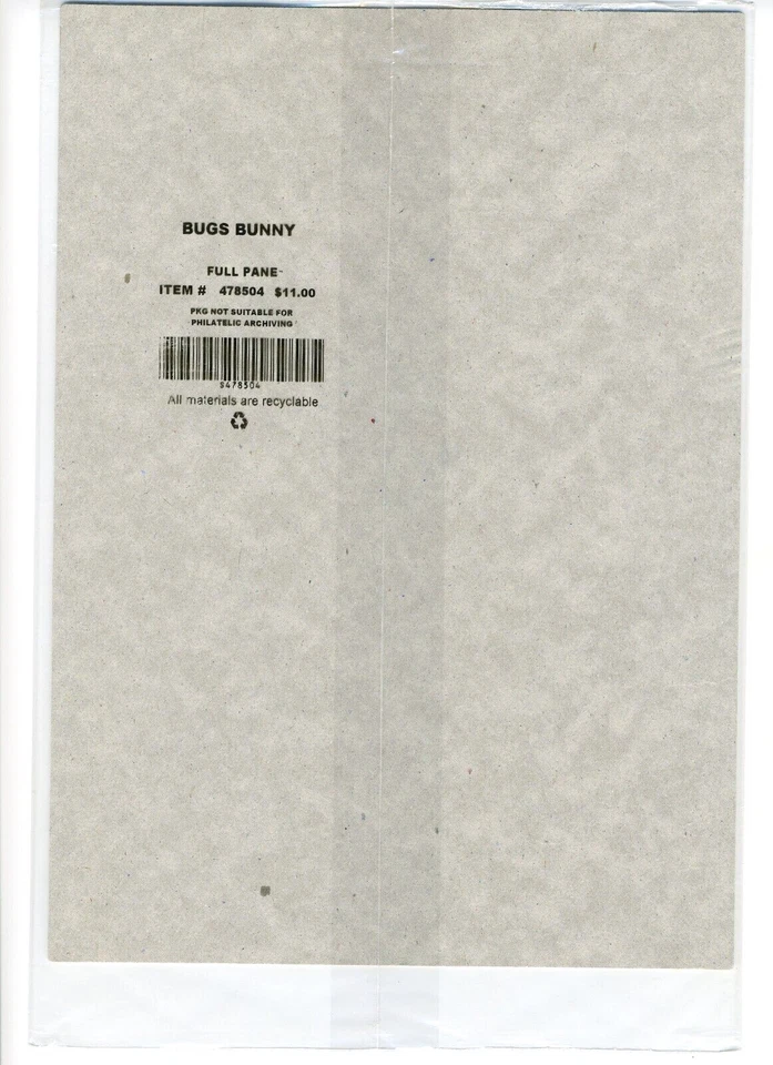 US Stamps #5494-5503  BUGS BUNNY FOREVER SHEET OF 20 STAMPS  2020 - Image 2 of 2