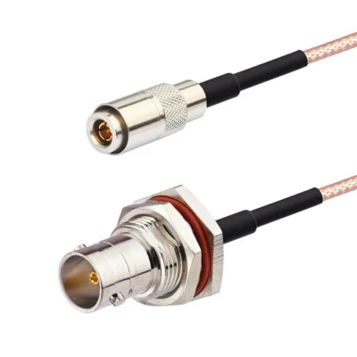EIGHTWOOD 10pcs BNC Female Bulkhead Mount to DIN 1.0/2.3 75 Ohm RG179 3G HD SDI Cable 1m
