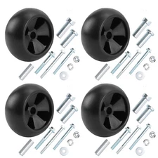 4PCS Deck Wheel Kit W/ Hardware For John Deere #AM133602 #M111489 #M84690