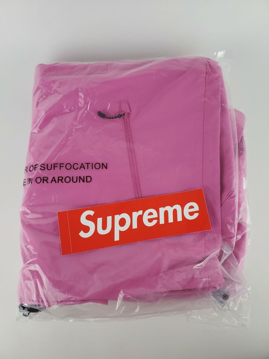 Supreme Curve Logos Ripstop Jacket Pink Large Brand New Supreme Curve Logos Ripstop Jacket Pink Large Brand New