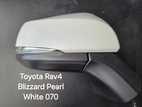 NEW PEARL WHITE mirror fits 2019-22 Toyota RAV4 RH Passenger XLE & SE