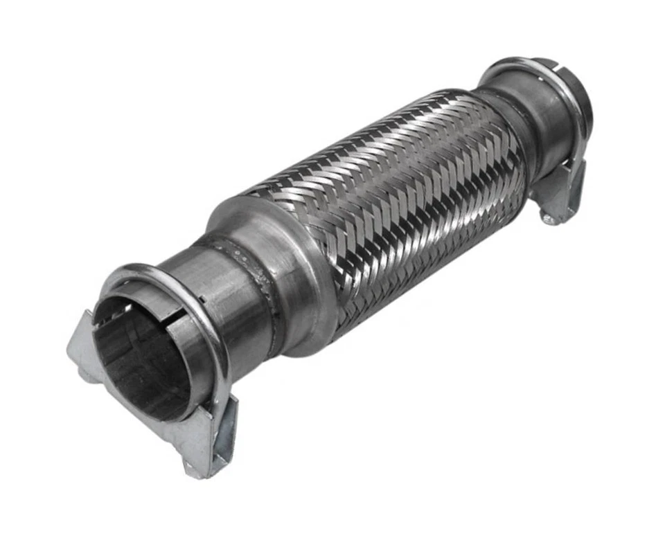 PROSTKO LTD Exhaust Flexible Pipe with Clamps Tube Connector Repair Flexi Downpipe Joint