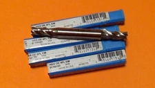 Union Butterfield 5/16 HSS Double End Mill, Lot of 4 New End Mills. USA