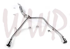 Stainless Steel Dual CatBack Exhaust Muffler System 20-24 Jeep Gladiator 3.6L V6