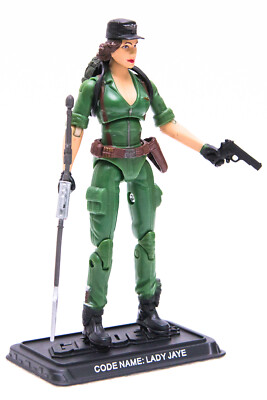 2007 Hasbro G.I. Joe 25th Anniversary LADY JAYE v6 Action