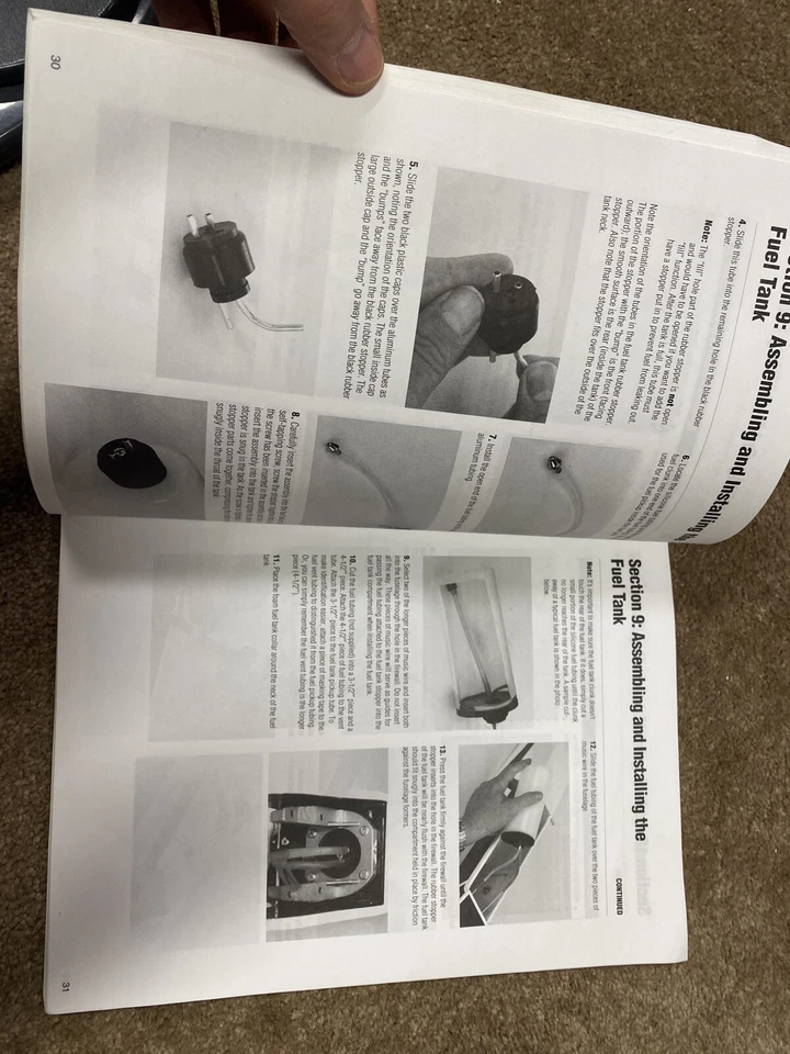 Vtg Hangar 9 RC Airplane Solo Sport Instruction Manual Original OEM Genuine - Image 4 of 4