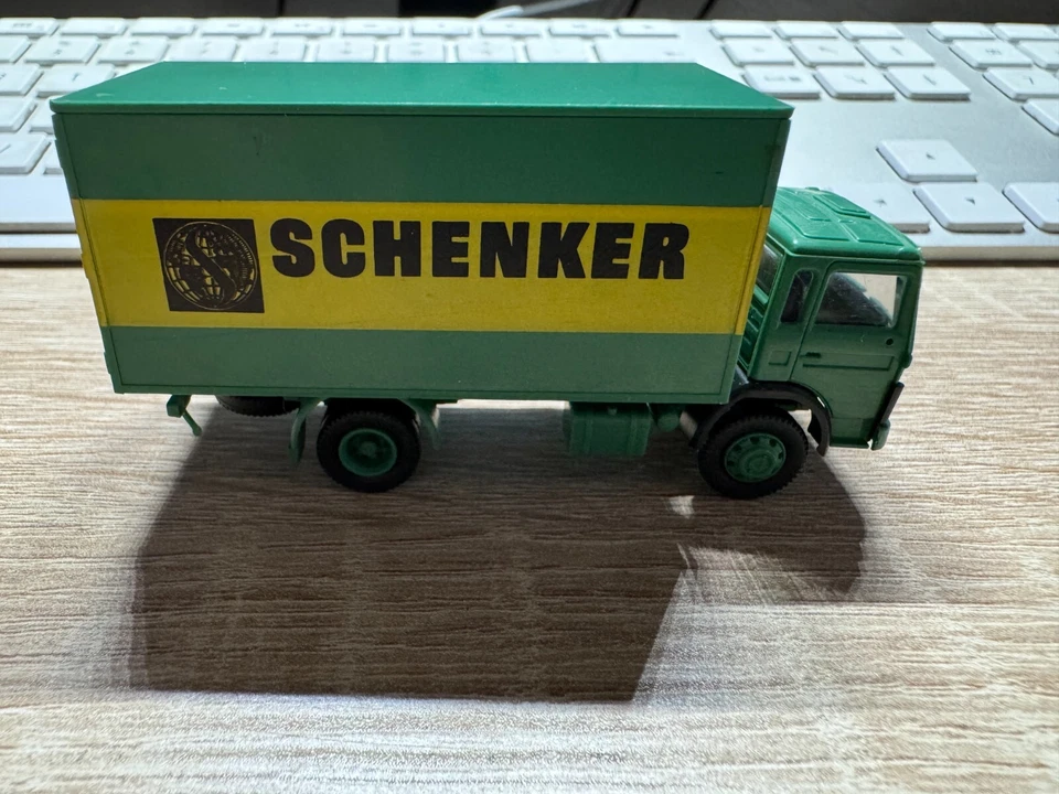Roco 1:87 Camion Magirus Schenker Furgone Buone Condizioni Senza OVP - Immagine 2 di 4